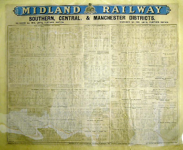 Poster - Southern, Central and Manchester districts (poster)