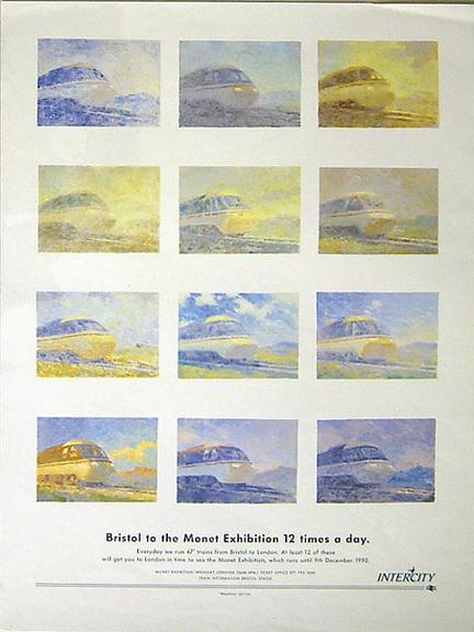 Bristol to the monet exhibition 12 times a day (poster)