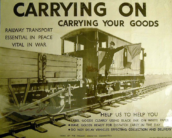 Carrying On carrying your goods (poster)