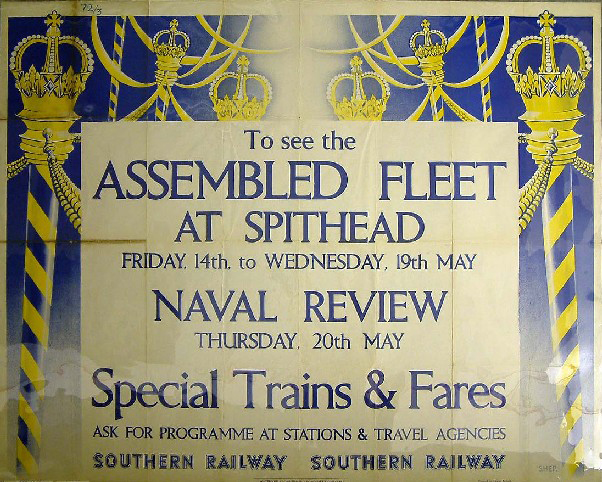 To See Assembled Fleet At Spithead (poster (proof copy))