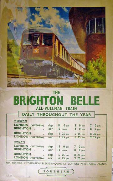 The Brighton Belle All Pullman Train (poster)