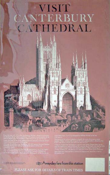 Visit Canterbury Cathedral (poster)