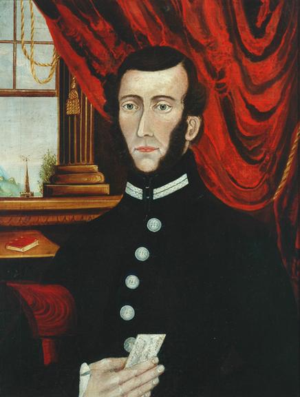 W John Metcalfe, Railway Policeman (painting; oil painting)