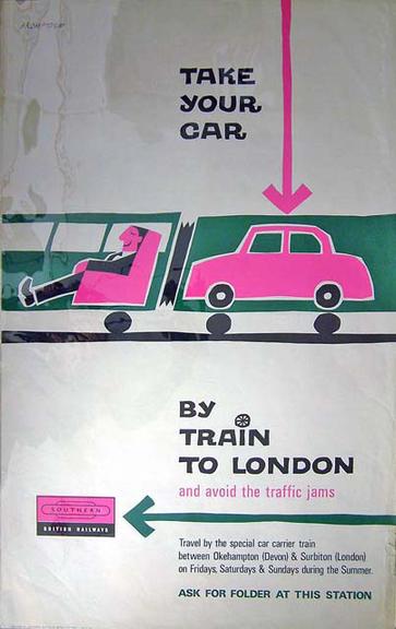 Take your car by train to London