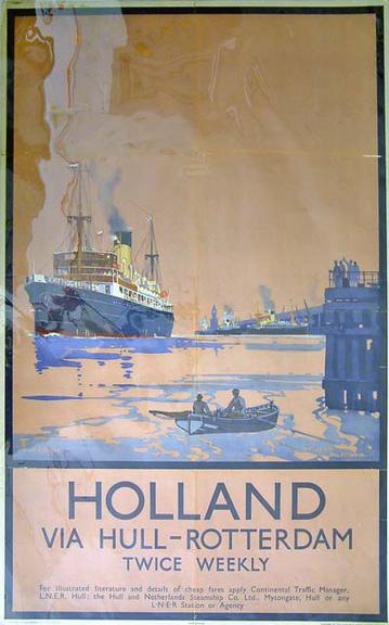 Holland via Hull - Rotterdam (poster)