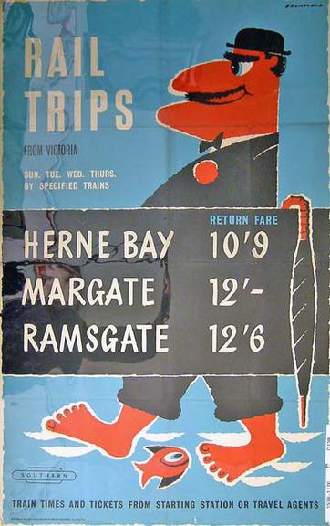 Rail trips from Victoria (poster)