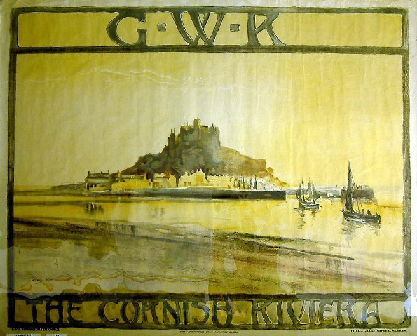 Great Western Railway poster "the cornish  riviera"