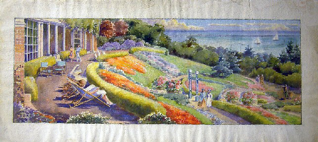 Westcliff-on-Sea (painting; watercolour; carriage print artwork)