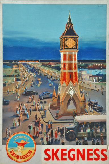 Skegness (painting; oil painting; poster artwork)