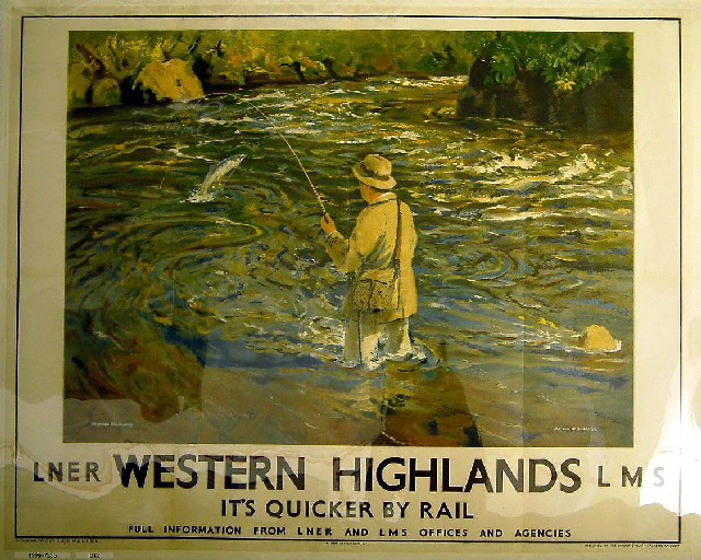 It's Quicker by Rail - Western Highlands (poster)