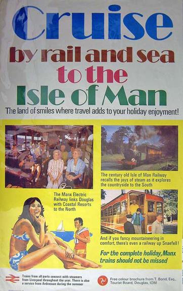 Cruise by Rail & Sea to the Isle of Man (poster)