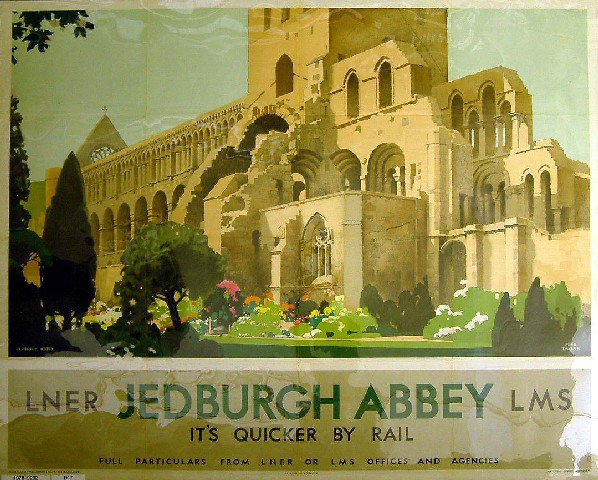 It's Quicker by Rail - Jedburgh Abbey