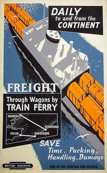 Freight daily poster original