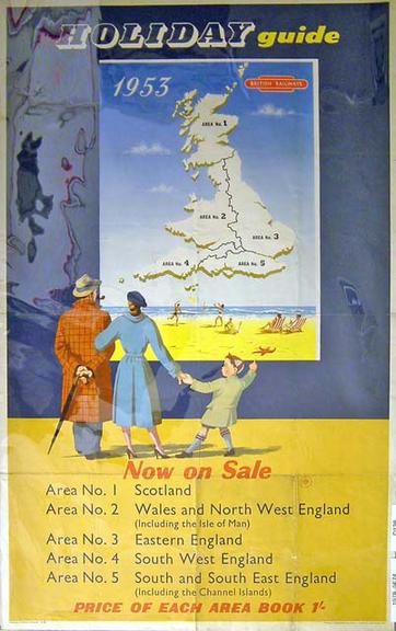 Poster, British Railways Holiday Guide 1953