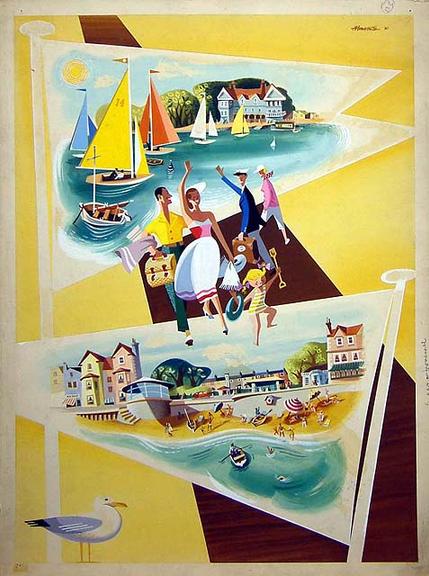 Lowestoft (painting; watercolour; poster artwork)