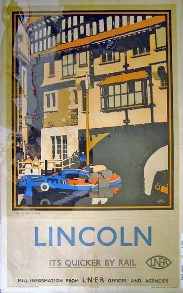 It's Quicker by Rail - Lincoln (poster)