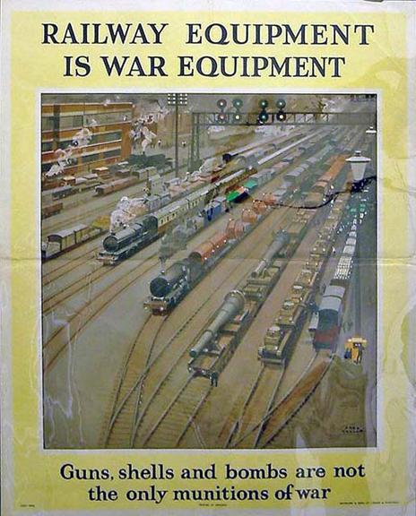 Railway Equipment is War Equipment (poster)