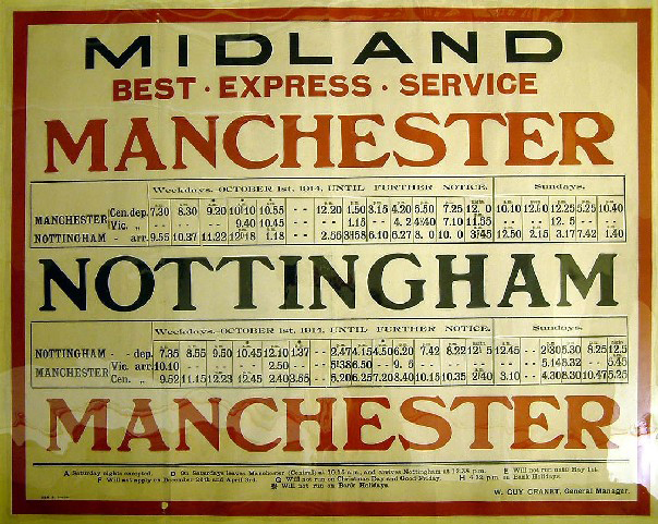 Manchester - Nottingham - Manchester