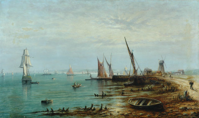 A View off Harwich (painting; oil painting)