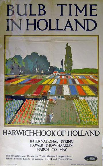 Bulb Time in Holland, Harwich - Hook of Holland (poster)