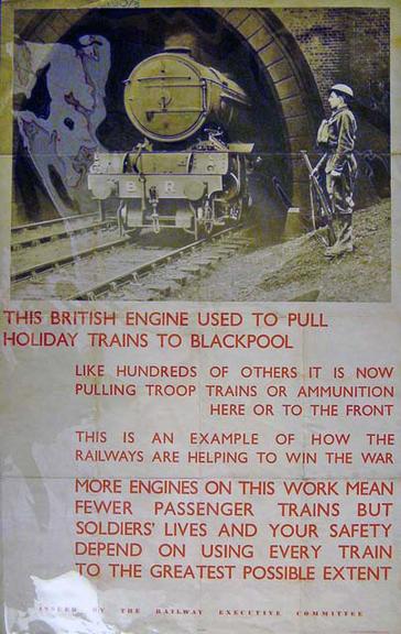 This British Engine used to pull Holiday Trains to Blackpool