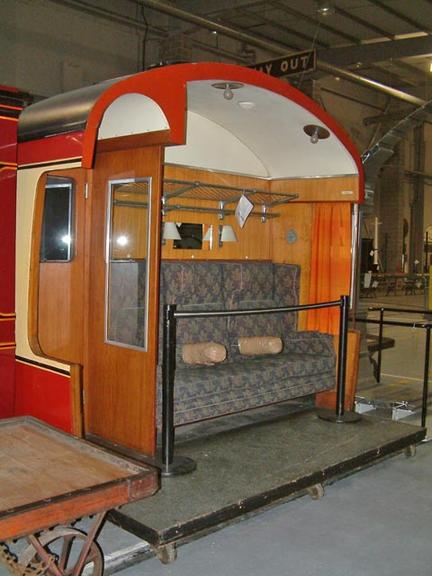 Section of British Railways Mark 1 1st Class Compartment, about 1951 (carriage section)