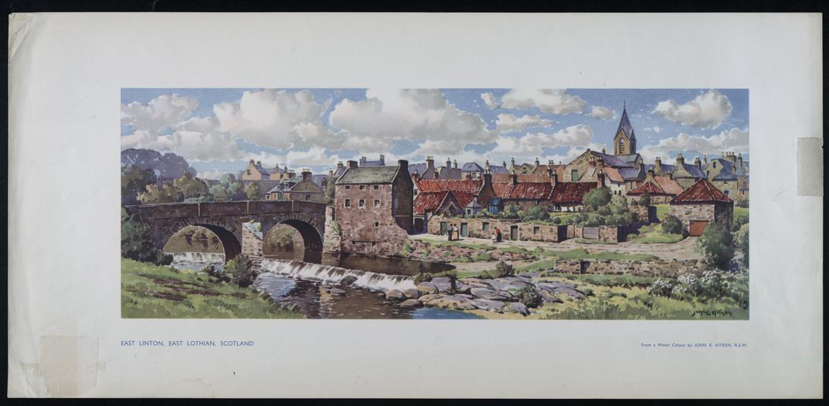 BR carriage print - East Linton, East Lothian, Scotland.