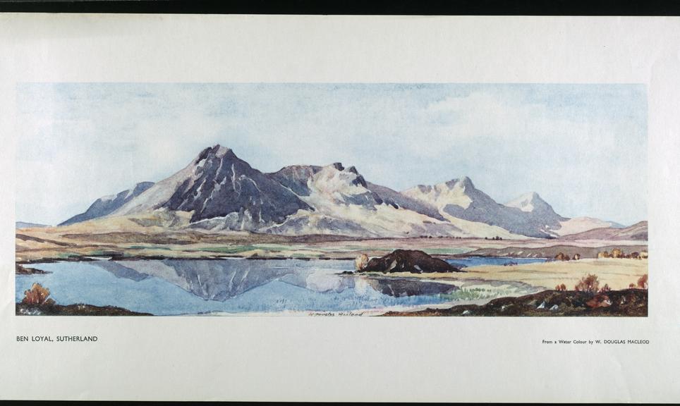 BR (ScR) carriage print - Ben Loyal, Sutherland.