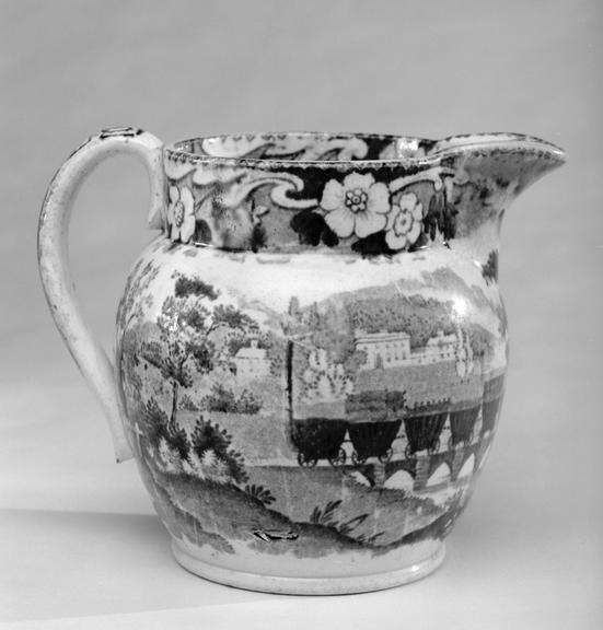 White earthenware jug