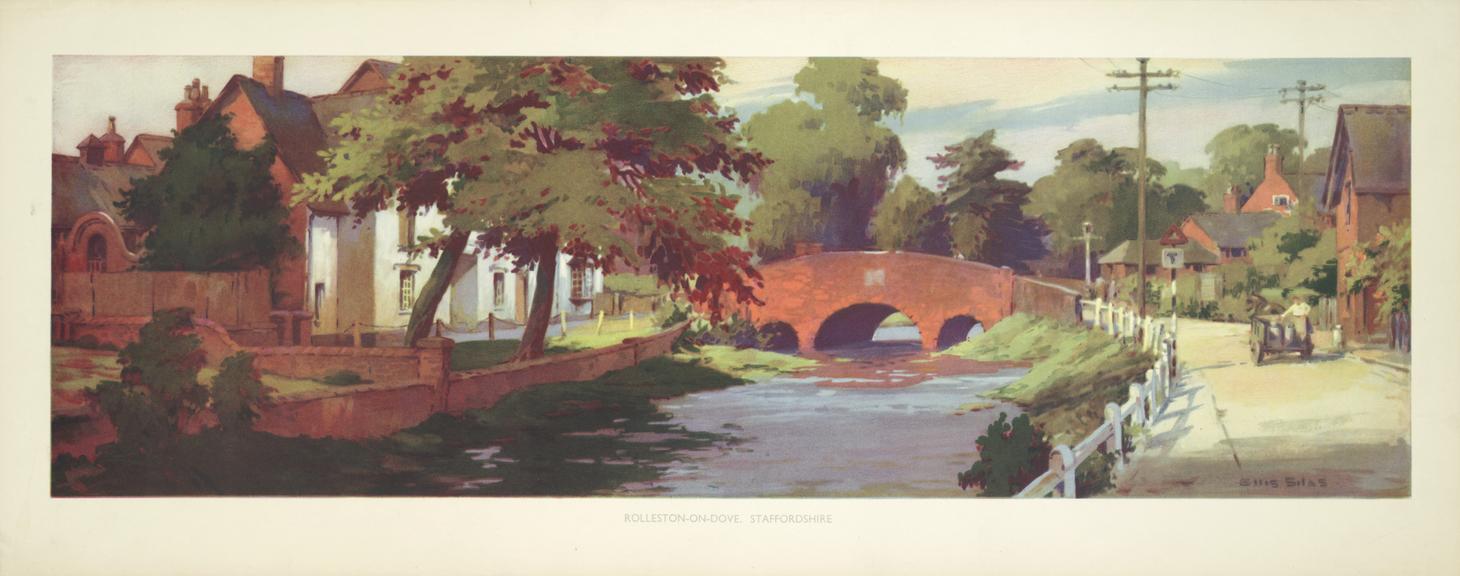 Carriage print, British Railways, Rolleston-on-Dove