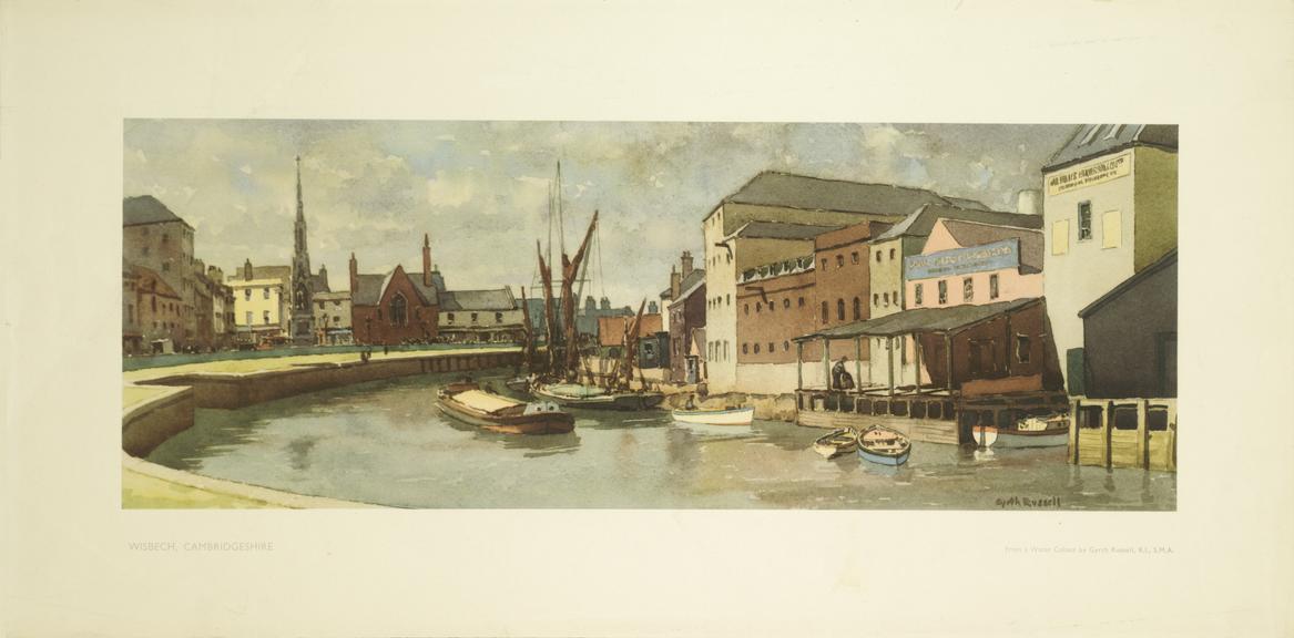 Wisbech, Cambridgeshire (carriage print)