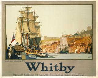Whitby, Captain Cook Embarking 1776
