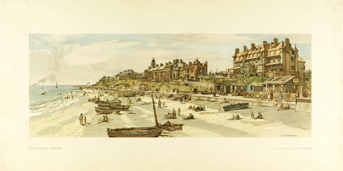 Carriage print, Southwold, Suffolk