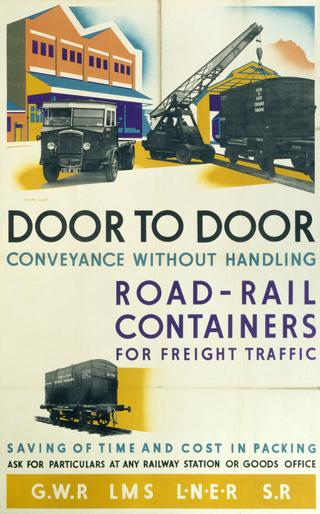 Door to door - Rail-road containers