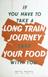 If you have to take a long train journey take your food with you (poster)