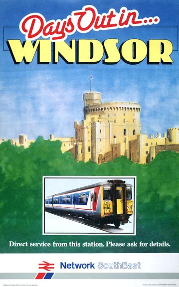 Poster, BR CAS South Network South East, Days Out in Windsor