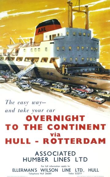 Overnight to the continent via Hull - Rotterdam