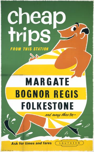 Cheap trips from this station to Margate, Bognor Regos, Folkestone and many others too.