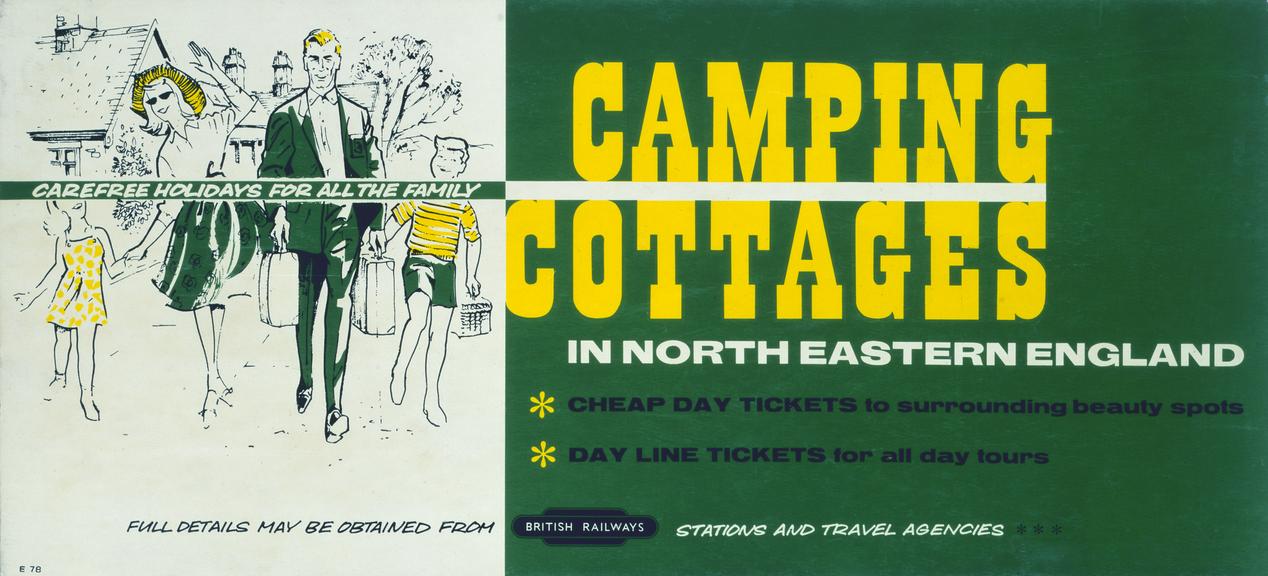 British Railways (NER) carriage advertisement