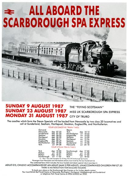 All aboard the Scarborough Spa Express (poster)