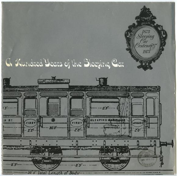 ‘A Hundred Years of the Sleeping Car’ Cover