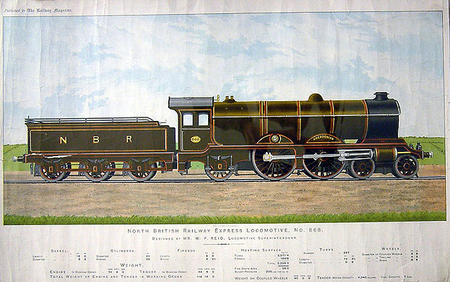 North British Railway Express Locomotive No 868 "Aberdonian"