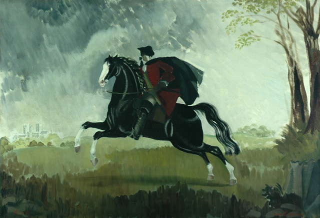 To York, Dick Turpin's ride (painting; oil painting; poster artwork)