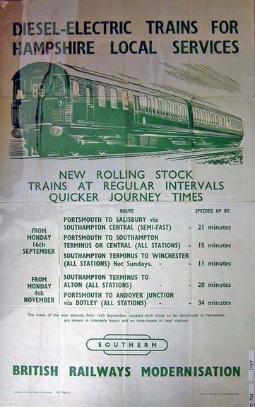 Diesel-Electric Trains for Hampshire Local Services