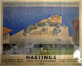 British Rail (Southern Region) Hastings and St Leonards poster