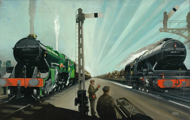 All Clear for the Guns on British Railways (painting)