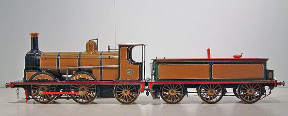 Model steam locomotive