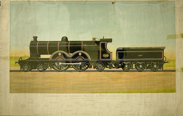 Lancashire and Yorkshire Railway Express Locomotive No 1400