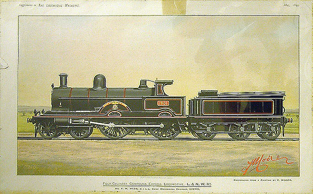 The London and North Western Railway Four-Cylinder Compound Express Locomotive No 1909, Jubilee