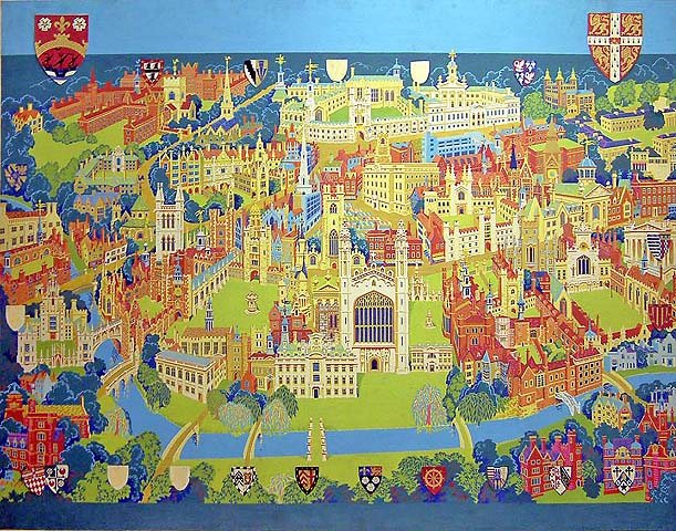 cambridge (painting; oil painting; poster artwork)